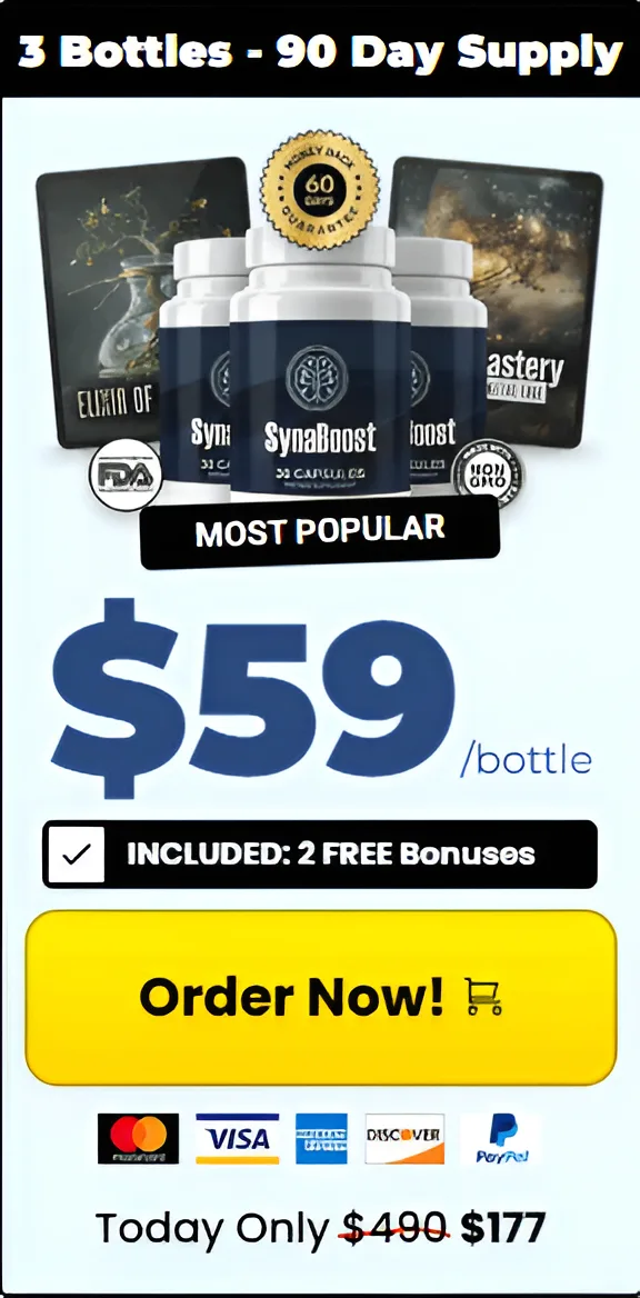 SynaBoost three bottles order